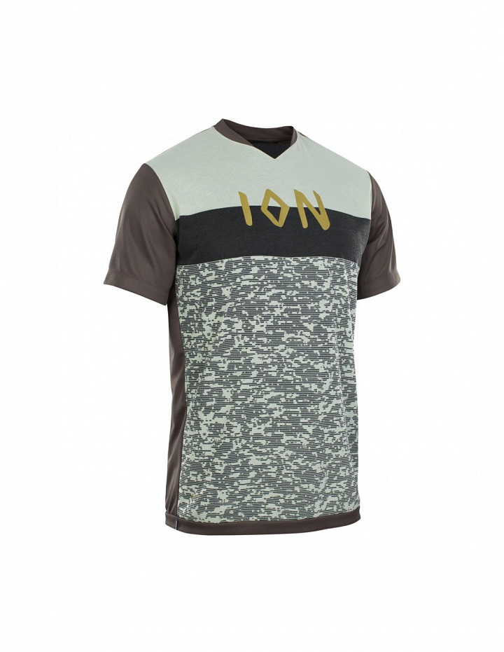 POLERA ION SCRUB SS AMP CAFÉ SS21